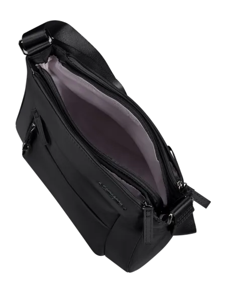 Samsonite Move women's cross-body bag with three compartments, black