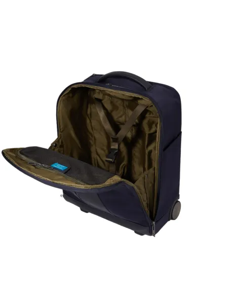 Piquadro Brief2 Recycled nylon underseat trolley, black