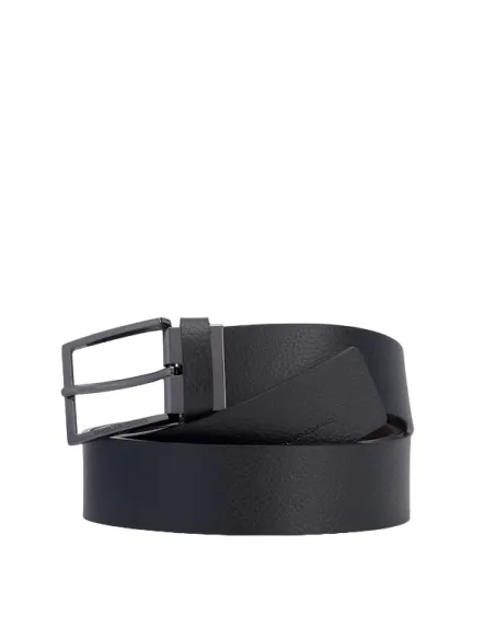 Cintura uomo reversibile Piquadro Modus Special, nero-marrone
