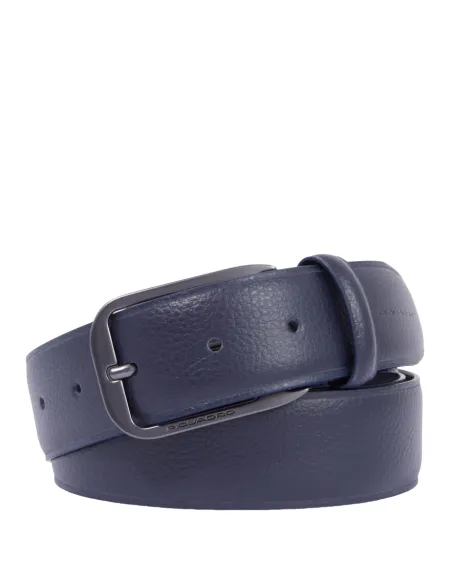 Piquadro Modus Special Ledergürtel für Herren, blau