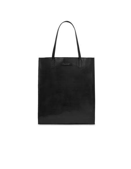 The Bridge Mirra shopping bag with zip fastener, black