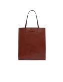The Bridge Mirra shopping bag with zip fastener, brown