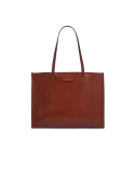 The Bridge Mirra horizontal shopping bag with zip closure, brown