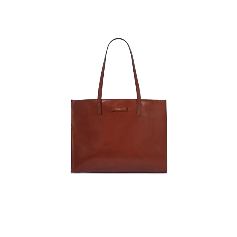 The Bridge Mirra horizontal shopping bag with zip...