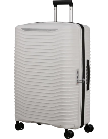 Samsonite Upscape 75 cm Trolley aus Polypropylen, Cloud White