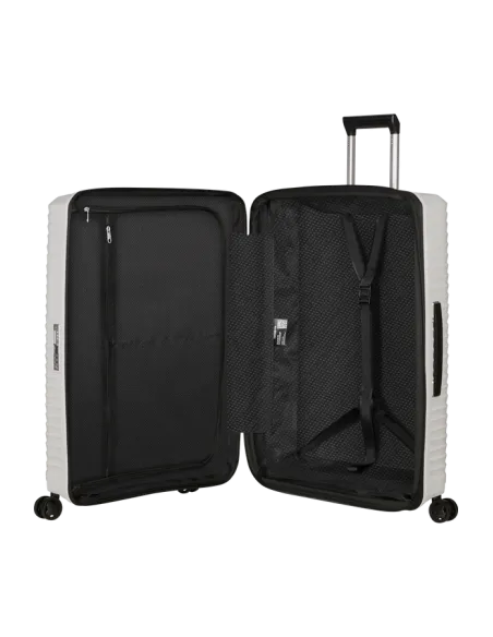 Samsonite Upscape 75 cm Trolley aus Polypropylen, Cloud White