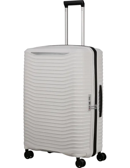 Samsonite Upscape Large expandable trolley with 4 wheels, Cloud White