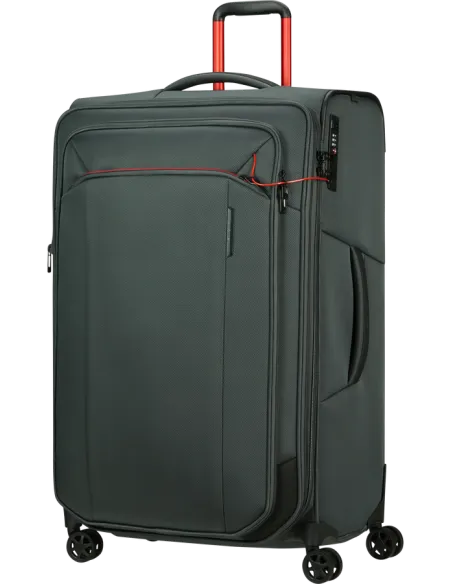 Samsonite Respark Big size, softside expandable spinner, Black Sport