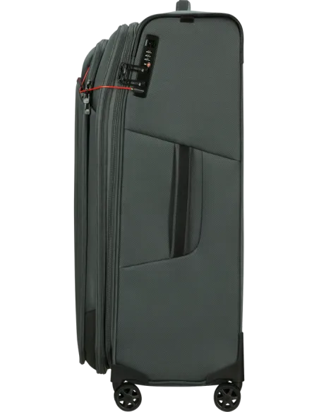 Samsonite Respark Großer, erweiterbarer Trolley, Black Sport