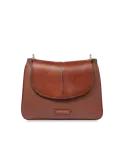 The Bridge Elisabetta women's shoulder bag with two compartments, brown