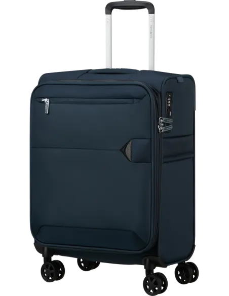 Samsonite Urbify 55 cm erweiterbarer Trolley, blau