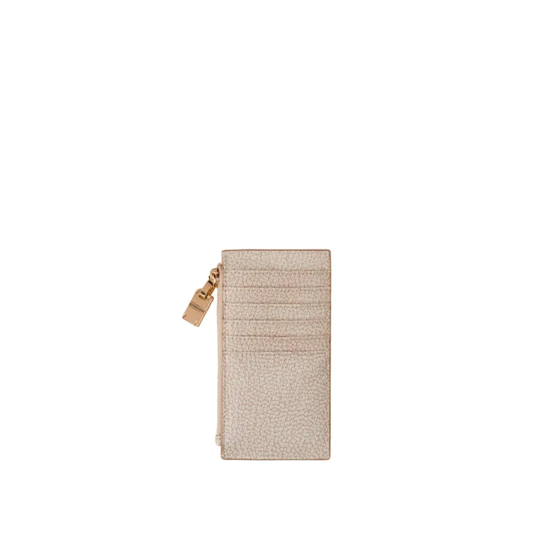 Borbonese coin pouch with document holder and credit card... 2