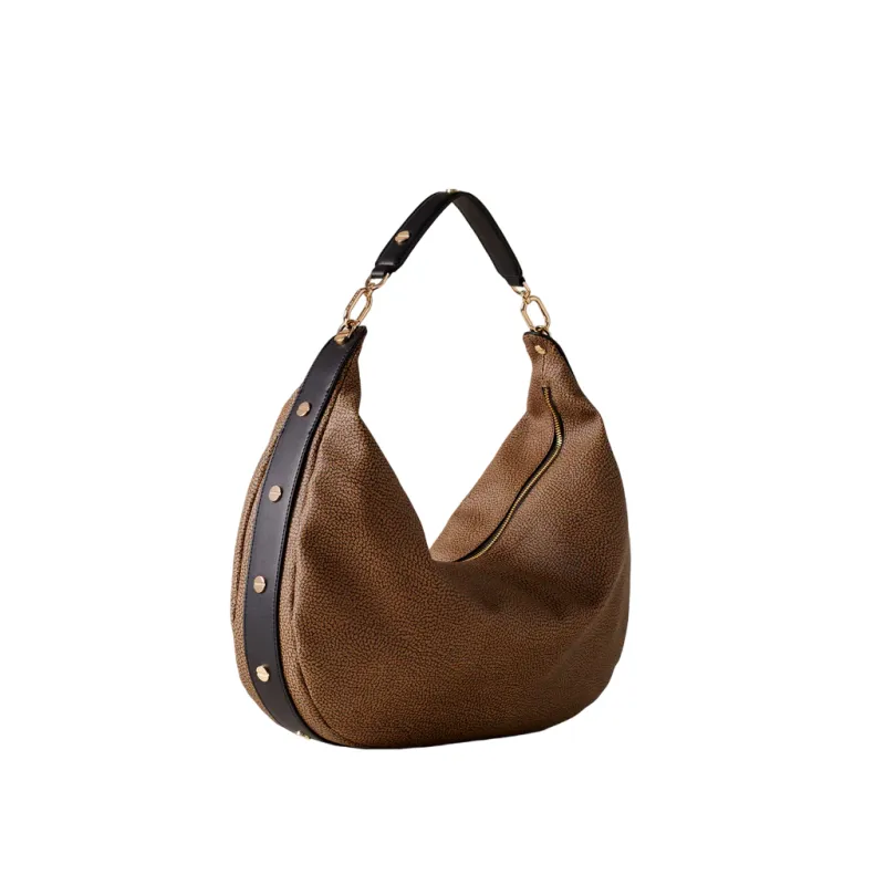 Borsa donna Borbonese, OP Naturale-nero 2