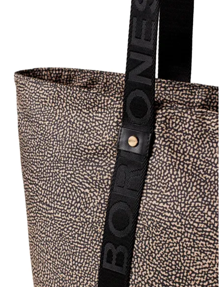 Shopping media Borbonese, OP Naturale-Nero