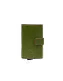 The Bridge kleines Portemonnaie mit einfachem Kreditkartenauszug, grün