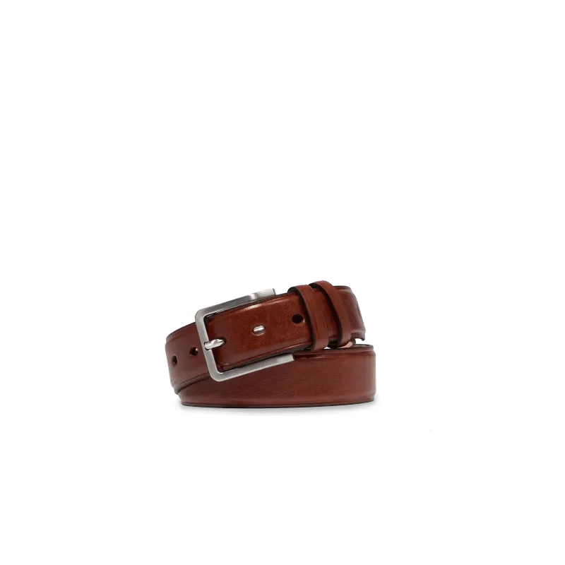 The Bridge men's leather belt, brown