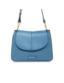The Bridge Elisabetta women's shoulder bag with two compartments, light blue