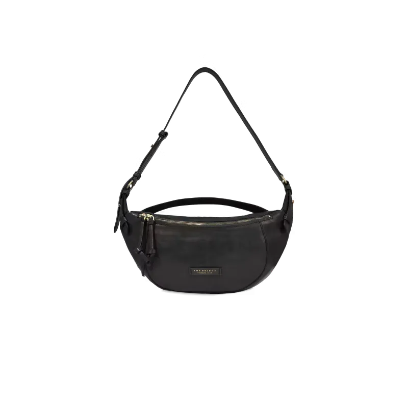 The Bridge leather bum bag, black