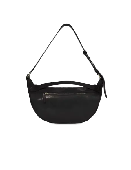 Marsupio in pelle The Bridge, nero