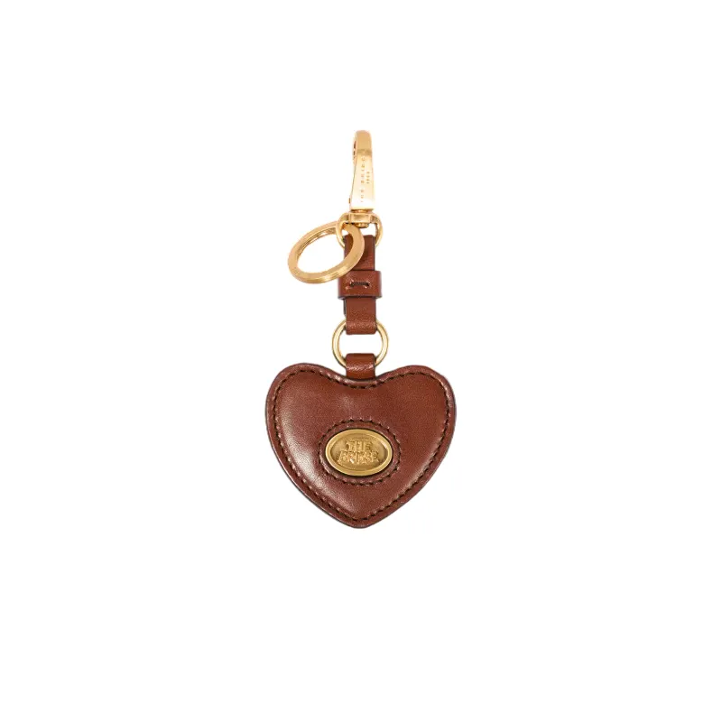 The Bridge heart keyring, brown