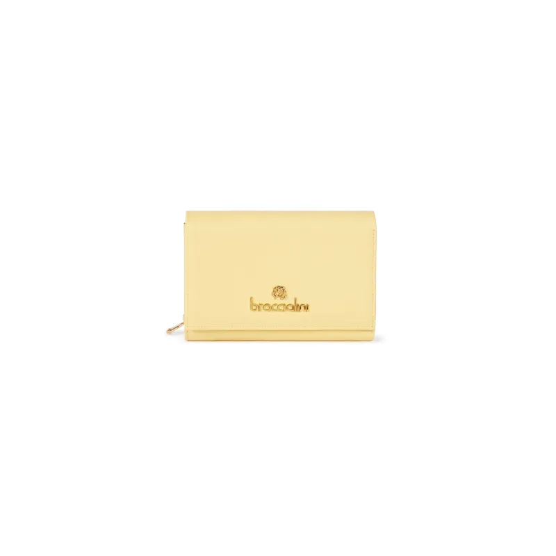 Braccialini Basic women's leather wallet with external...