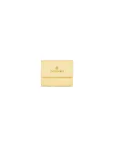 Braccialini Basic small women's wallet with external coin pocket, yellow