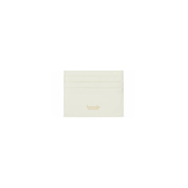 Braccialini Basic women's credit card holder, white 2