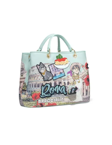 Borsa Braccialini Cartoline, Roma