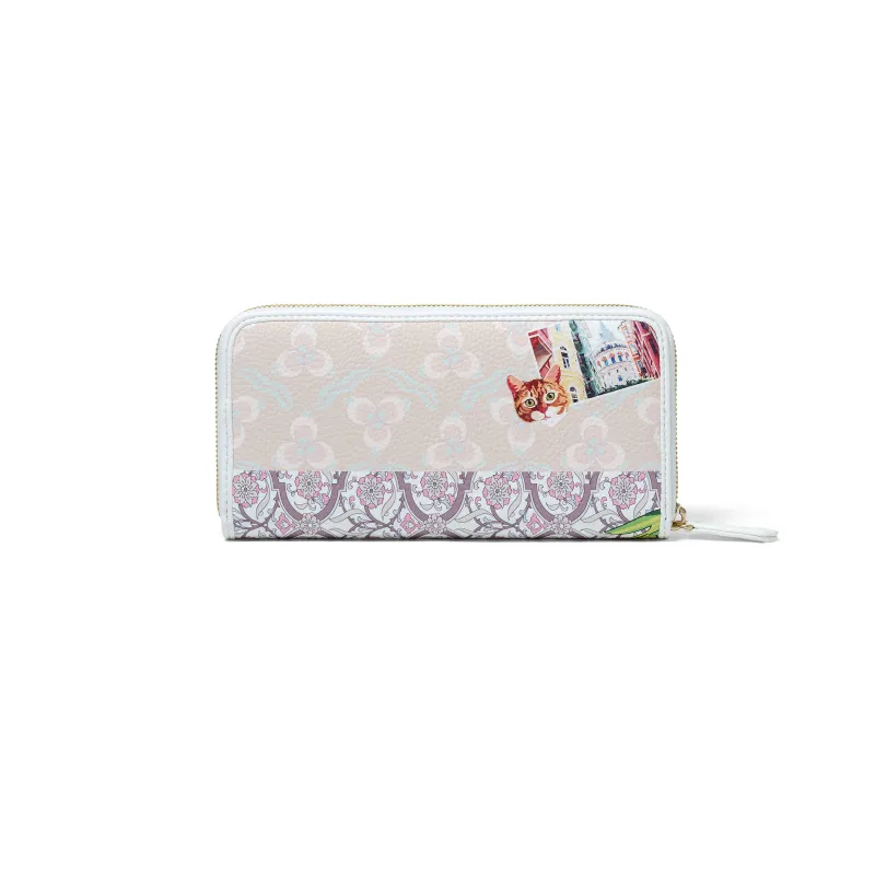 Women's zipped wallet Braccialini Cartoline, Istanbul 2