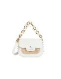 Braccialini Chain Small Shoulder Bag, white