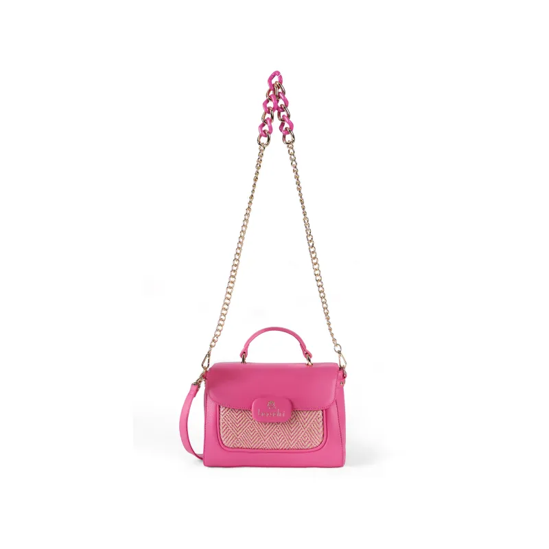 Braccialini Chain small handbag, fuchsia