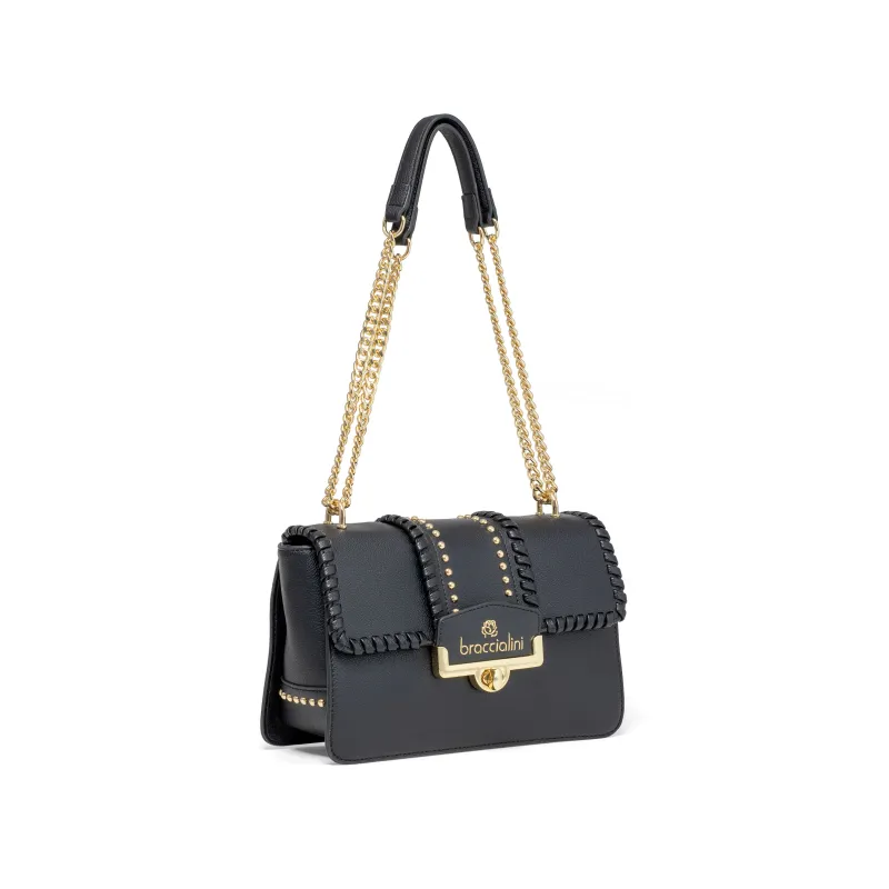 Borsa a spalla Braccialini Ribbon, nera 2