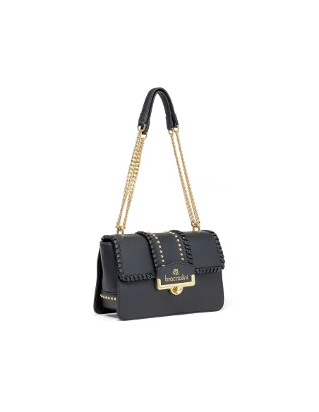 Shoulder bag Braccialini Ribbon, black