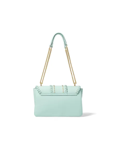 Borsa a spalla Braccialini Ribbon, celeste