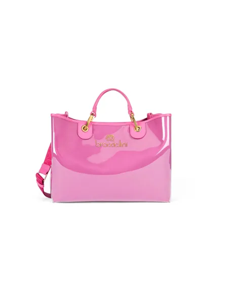 Braccialini Beth Jelly large-sized handbag, fuxia