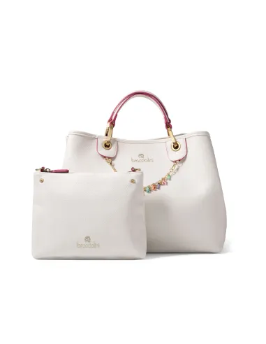 Shopping due manici Braccialini Beth,...