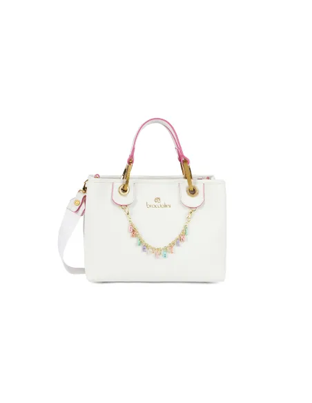 Braccialini Beth small-sized handbag, white