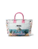 Braccialini canvas shopping bag, Ibiza