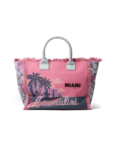 Borsa shopping in canvas Braccialini, Miami