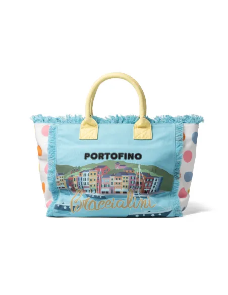 Braccialini Einkaufstasche aus Canvas, Portofino