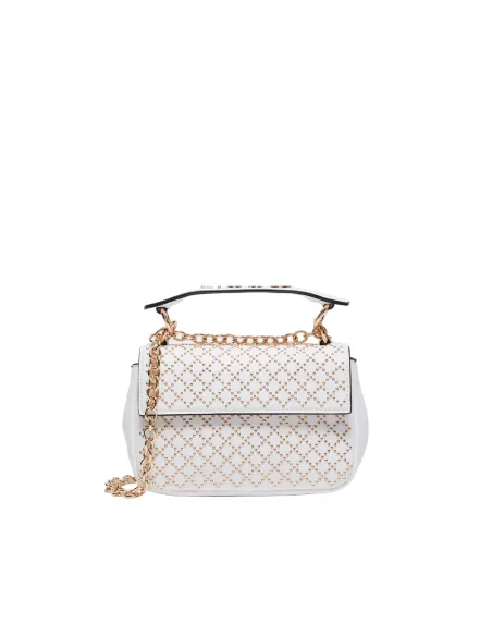 Liu Jo small bag with handle and chain strap, white