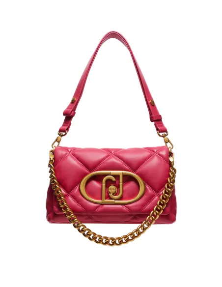 Borsa a spalla trapuntata Liu Jo, magenta