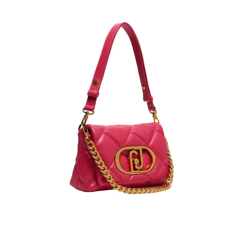 Borsa a spalla trapuntata Liu Jo, magenta 2