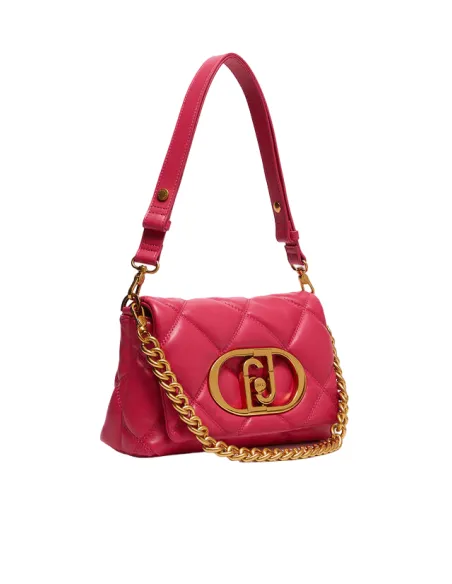 Borsa a spalla trapuntata Liu Jo, magenta