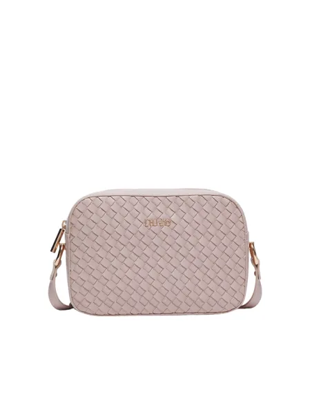Borsa intrecciata a tracolla Liu Jo, meg rose