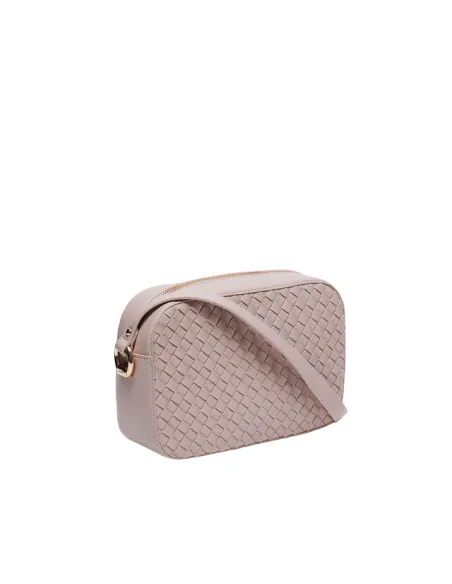 Borsa intrecciata a tracolla Liu Jo, meg rose