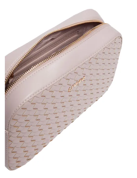 Borsa intrecciata a tracolla Liu Jo, meg rose