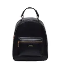 Liu Jo women's backpack with front zipped pocket, black