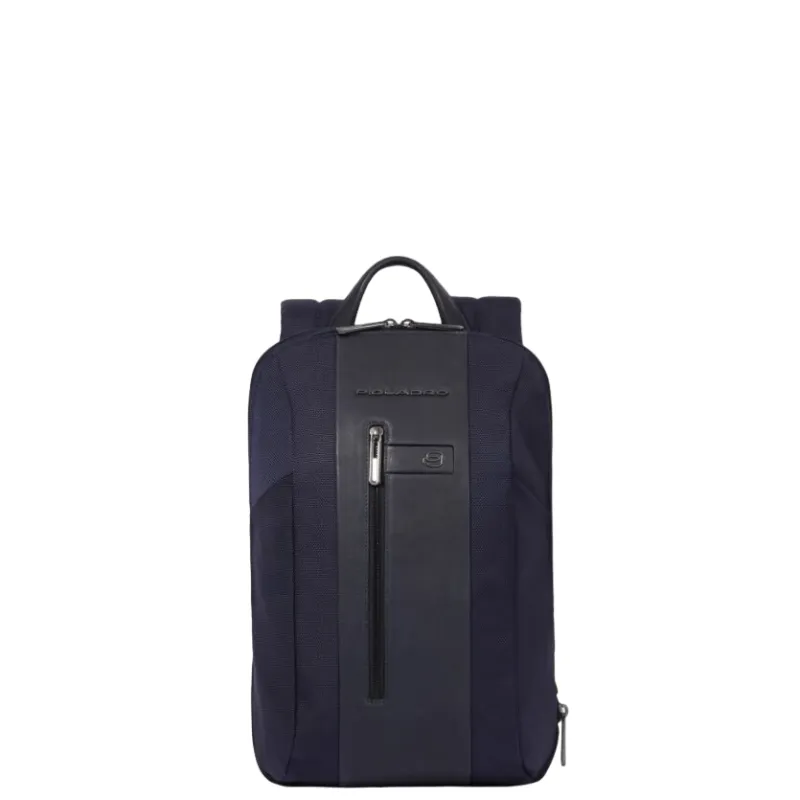 Piquadro Brief2 slim laptop backpack, blue