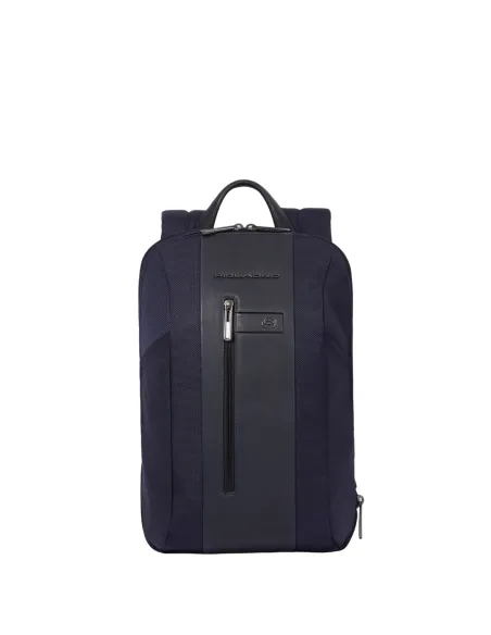 Zaino sottile espandibile Piquadro Brief2, blu